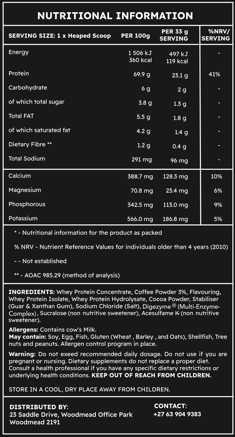 Iced Coffee Classic Whey Protein