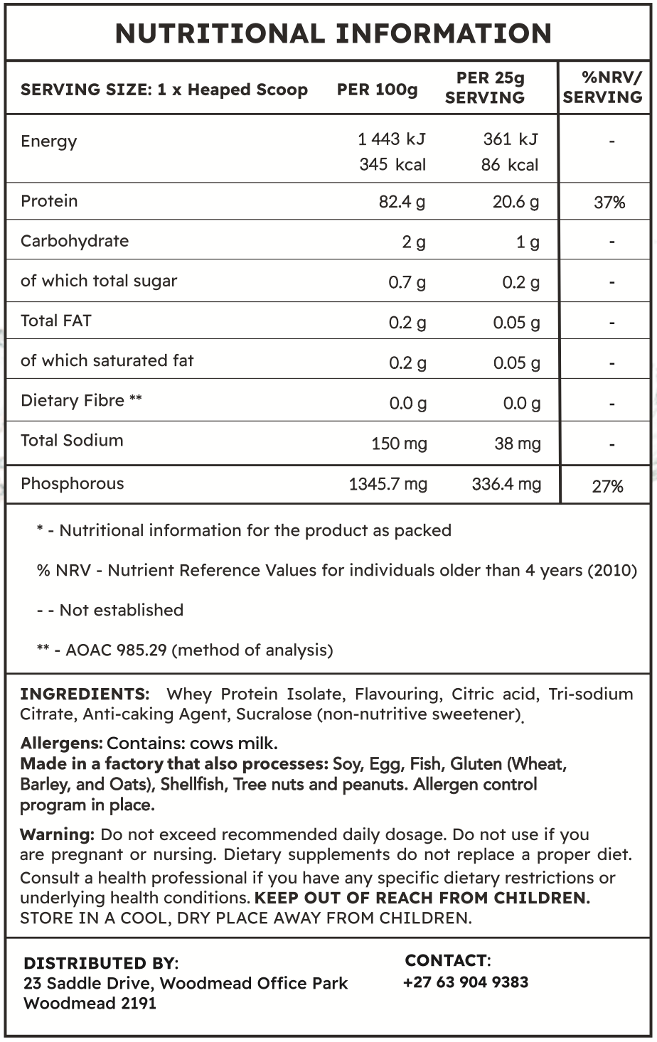 Mojito Clear Whey Protein