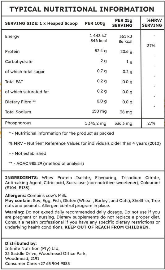 Passionfruit Lemonade Clear Whey Protein