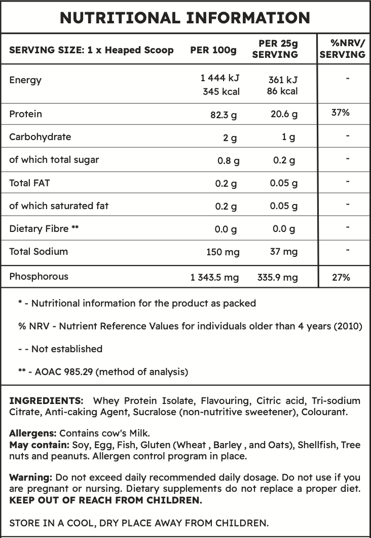 Peach Ice Tea Clear Whey Protein