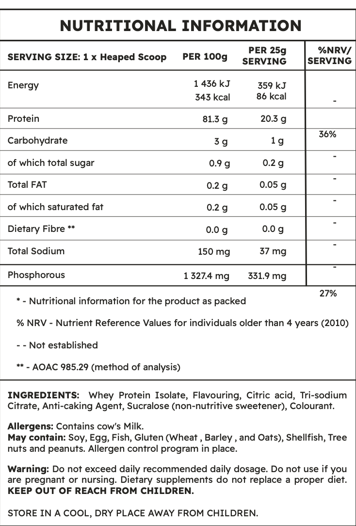 Mixed Berry Clear Whey Protein