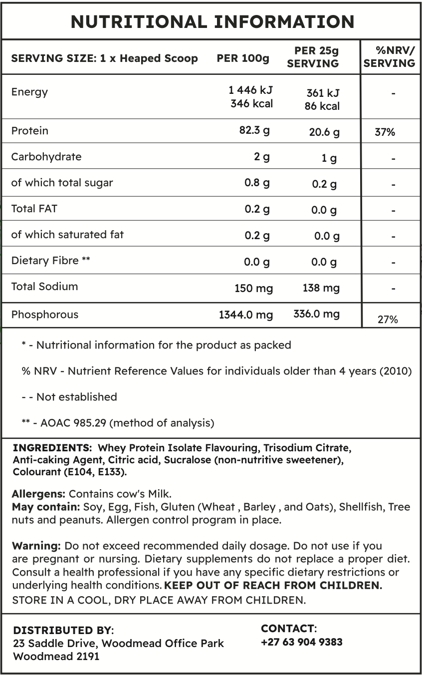 Cream Soda Clear Whey Protein