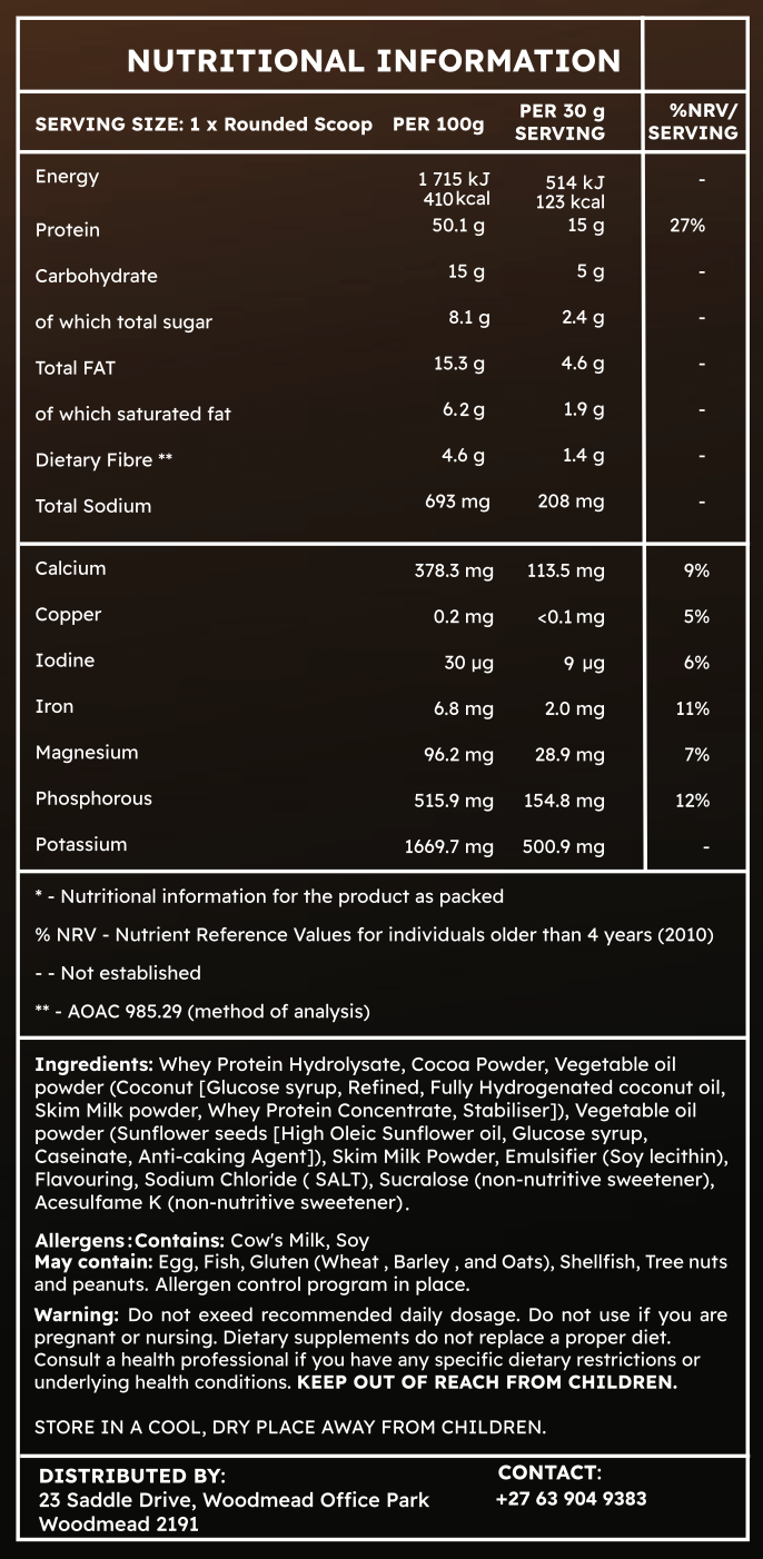 Protein Hot Chocolate