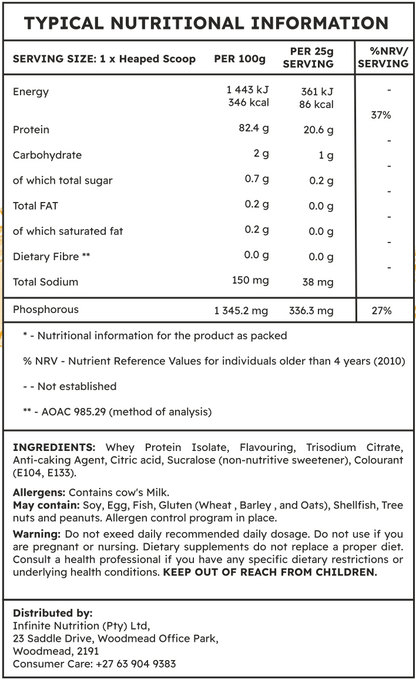 Passionfruit Lemonade Clear Whey Protein