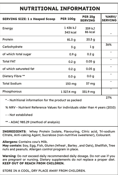 Mixed Berry Clear Whey Protein