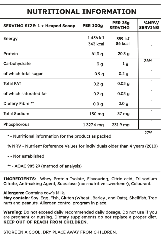 Mixed Berry Clear Whey Protein